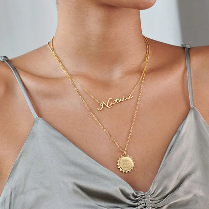 Elegant Monogram Necklace